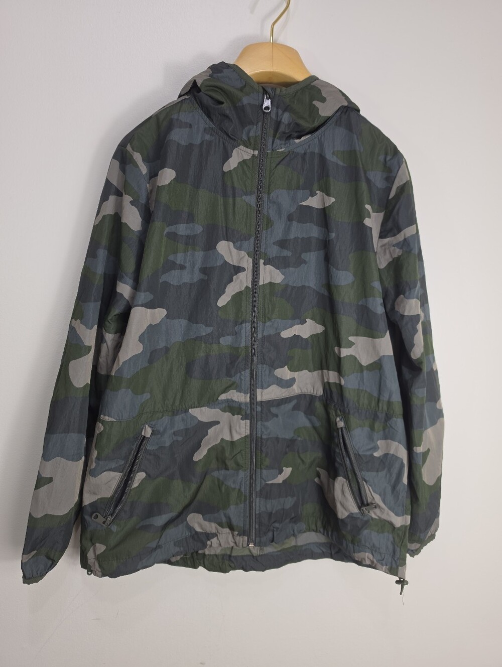 OFFLINE aerie Women's Camouflage Hooded Windbreaker Jacket